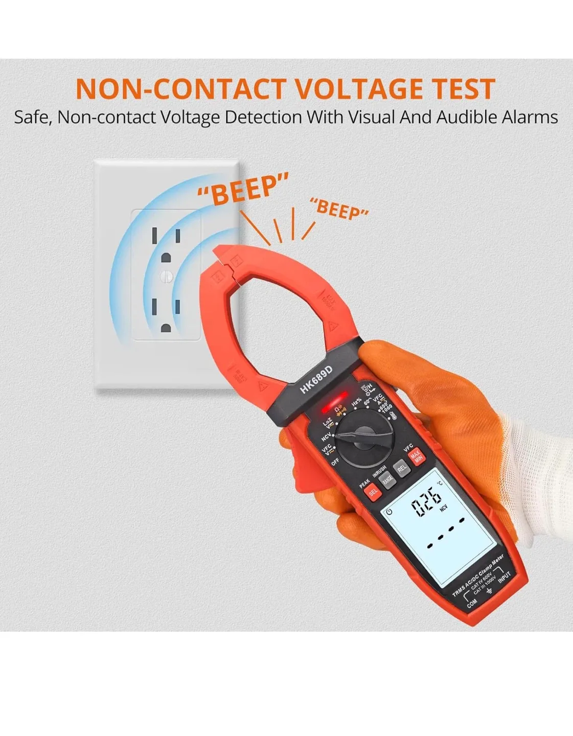 HK689D Clamp Meter, brand new image indicator(5)