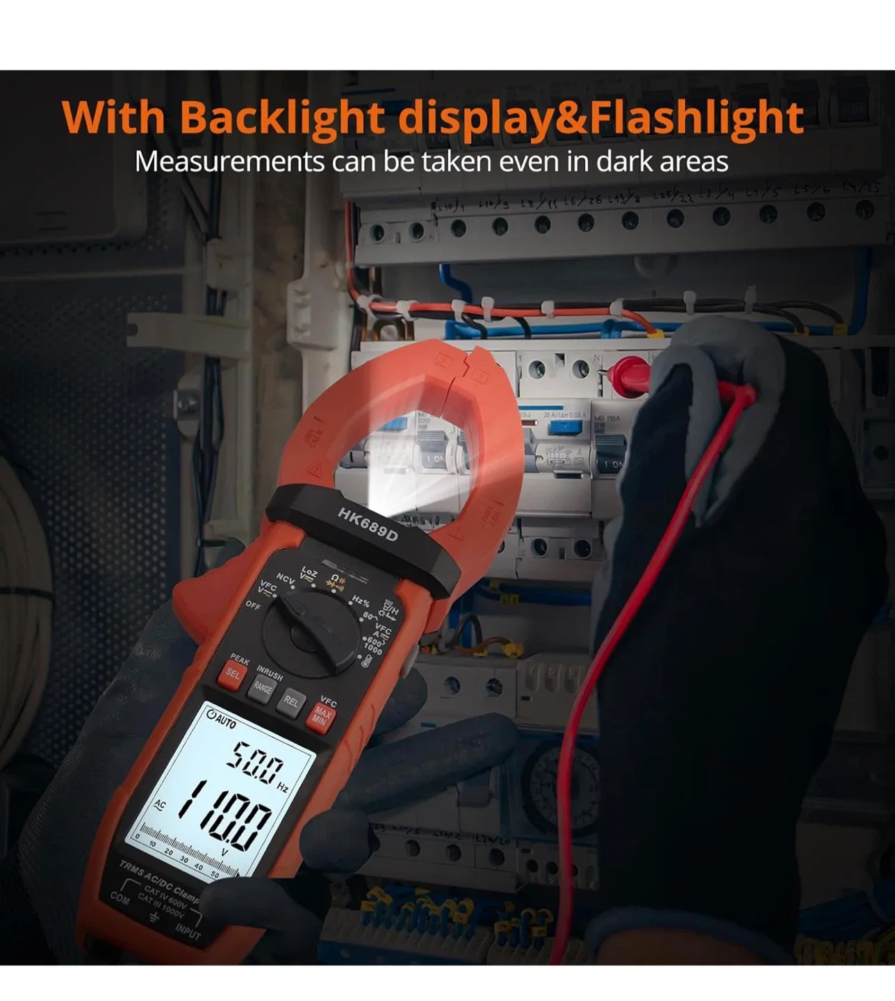 HK689D Clamp Meter, brand new image indicator(6)