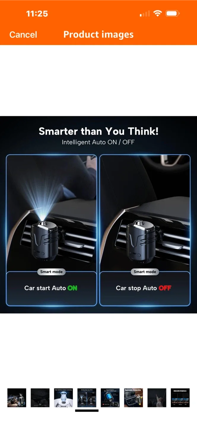 EGKimBa Car Star Projector with Air Freshener image indicator(2)