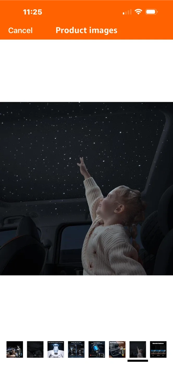 EGKimBa Car Star Projector with Air Freshener image indicator(5)