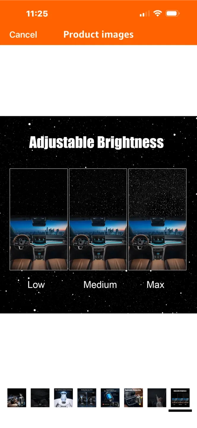 EGKimBa Car Star Projector with Air Freshener image indicator(6)