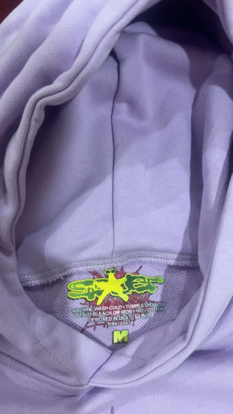 Spider Worldwide Purple Hoodie - Size M image indicator(3)
