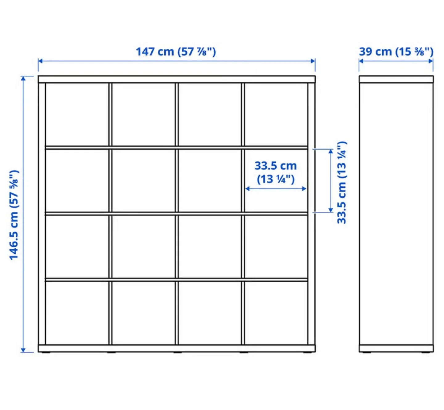 IKEA Kallax Shelf Unit - White image indicator(2)