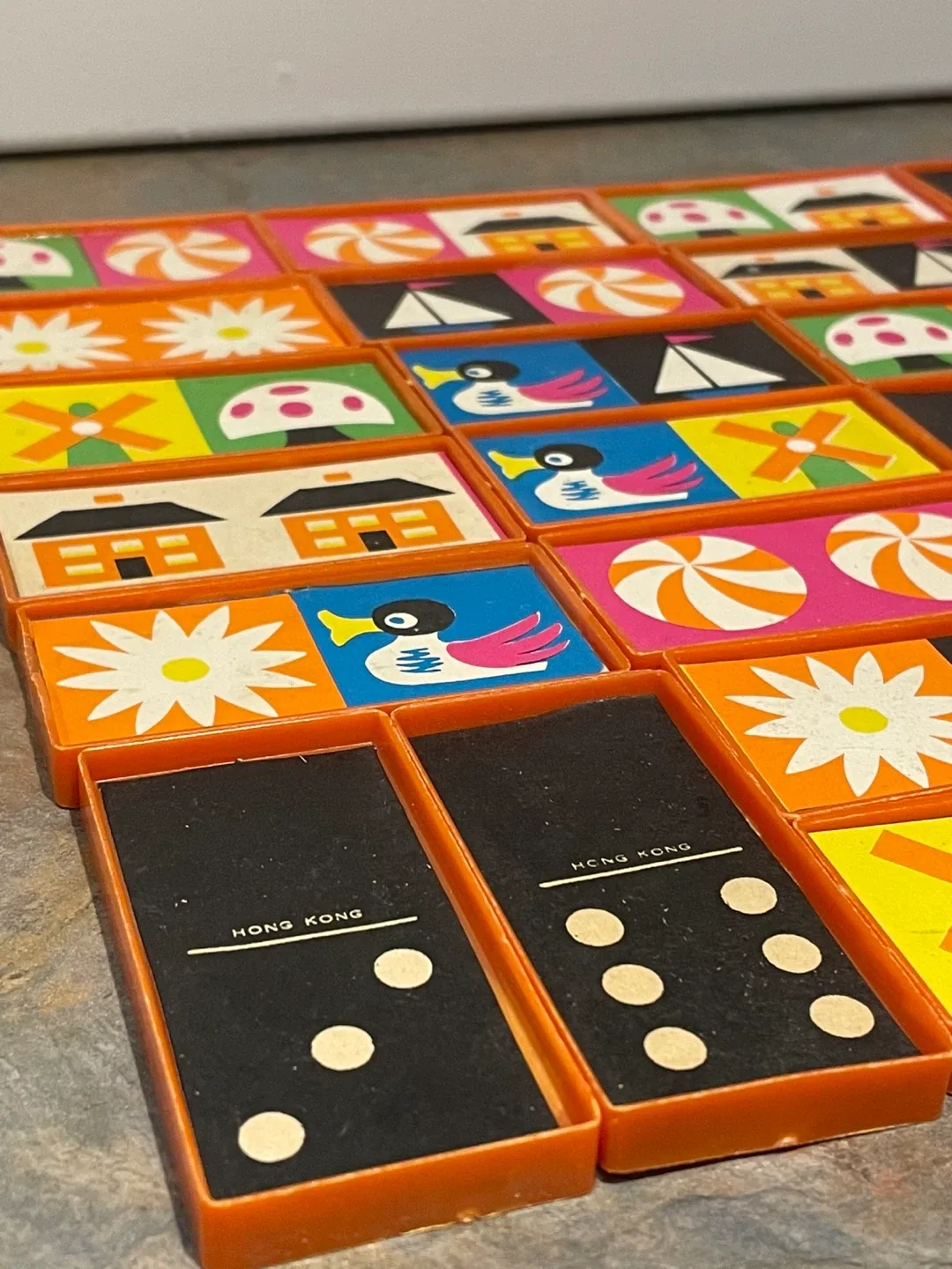 Vintage 1970s MEGO Children’s Domino Set image indicator(2)