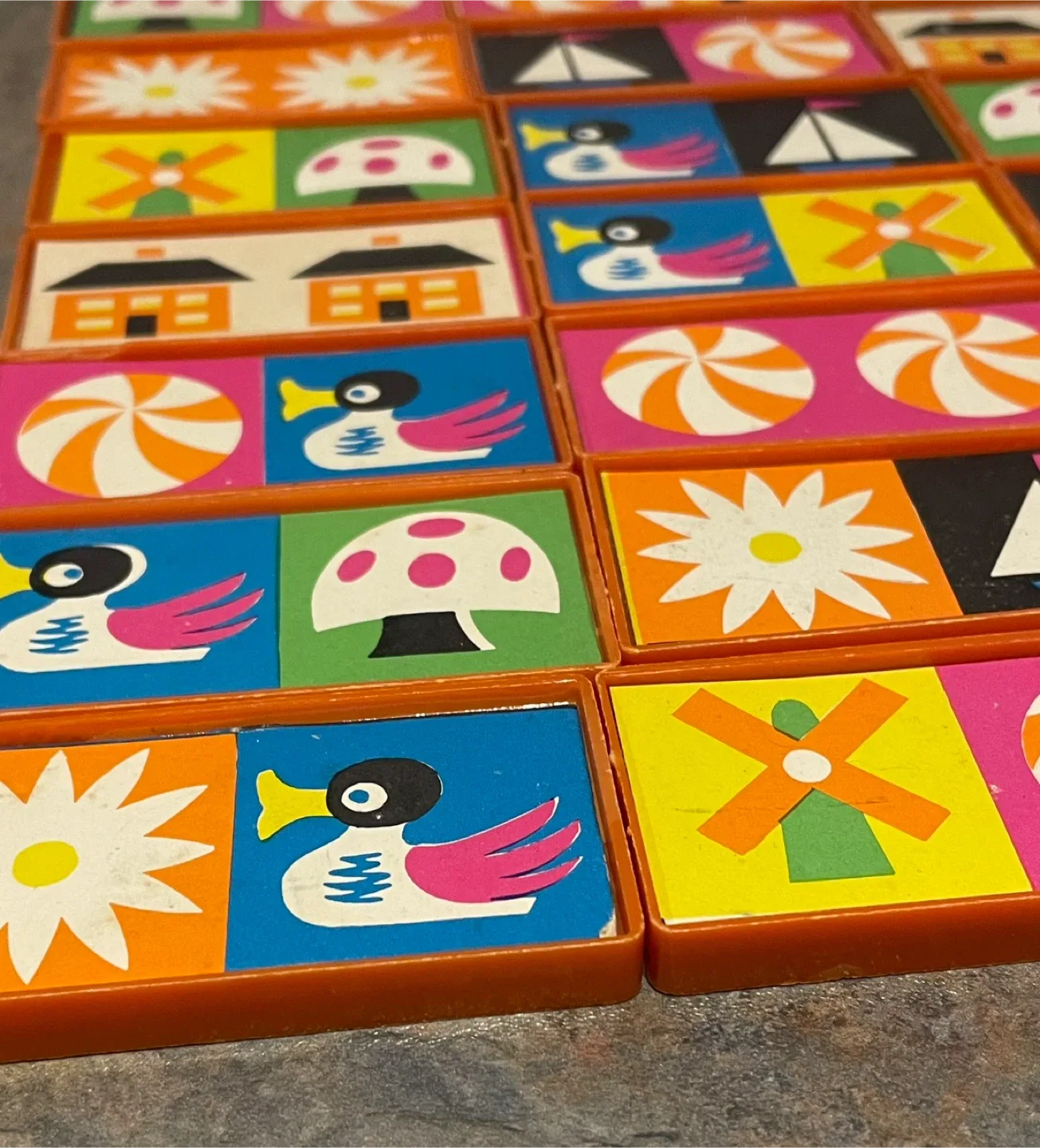 Vintage 1970s MEGO Children’s Domino Set