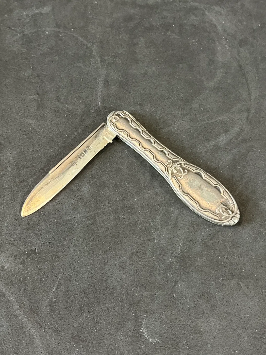 George IIII English Silver Pen Knife Birminghamhall Mark 1779-80 image indicator(7)