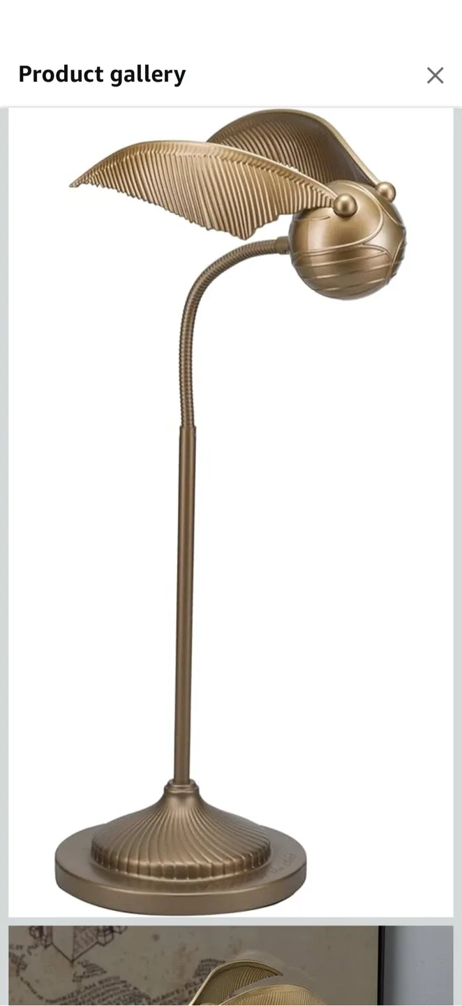 Harry Potter Golden Snitch Desk Lamp - New in Box!