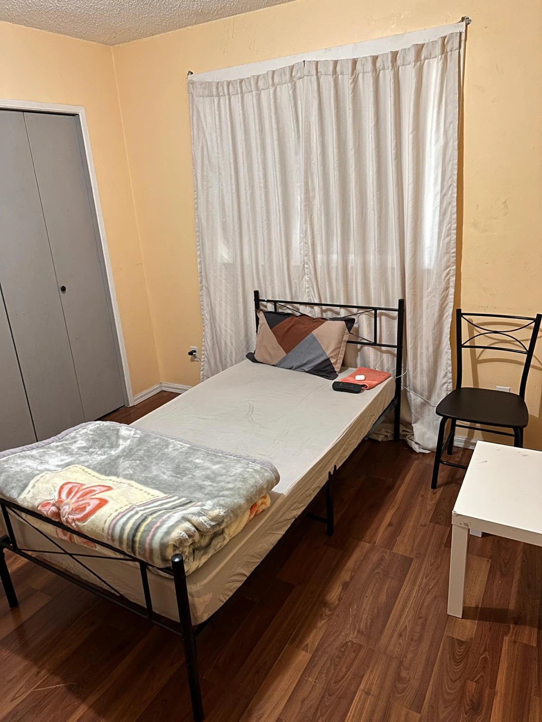Twin Bed Frame with mattress - photo 3