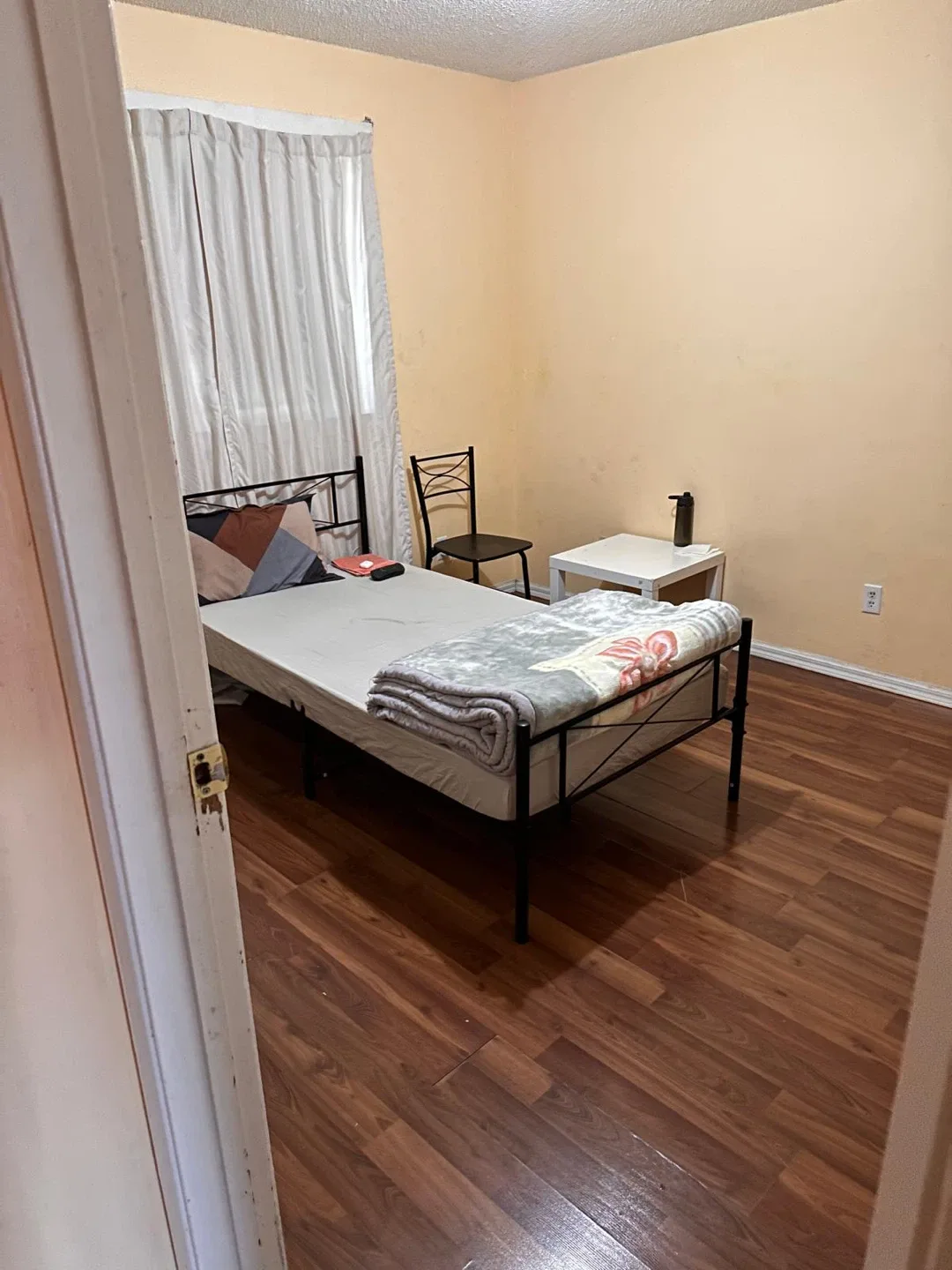 Twin Bed Frame with mattress