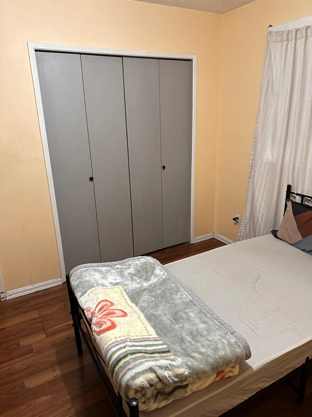Twin Bed Frame with mattress - photo 2