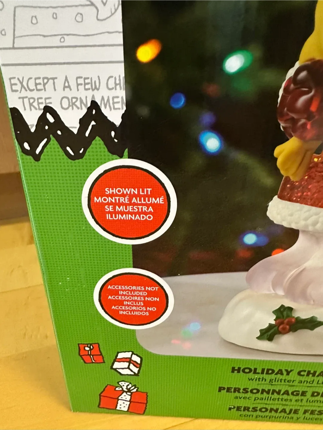 New!! Glitter Snoopy Holiday Lantern With LED Lights image indicator(2)