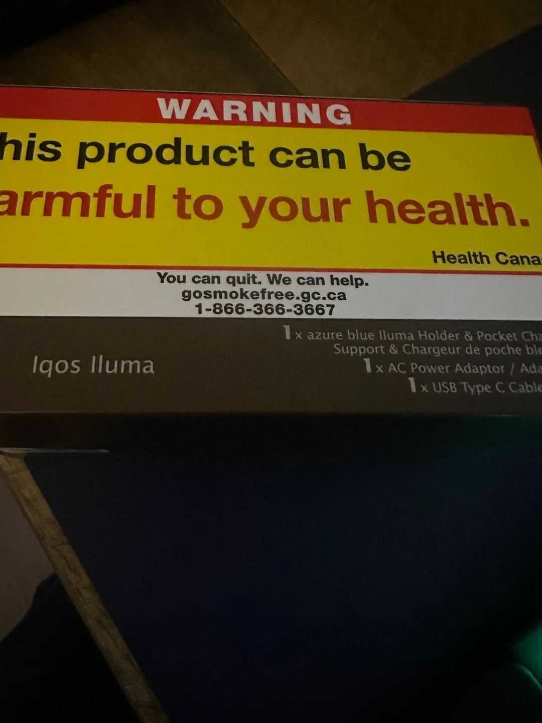 IQOS Iluma Azure Blue Holder & Pocket Charger