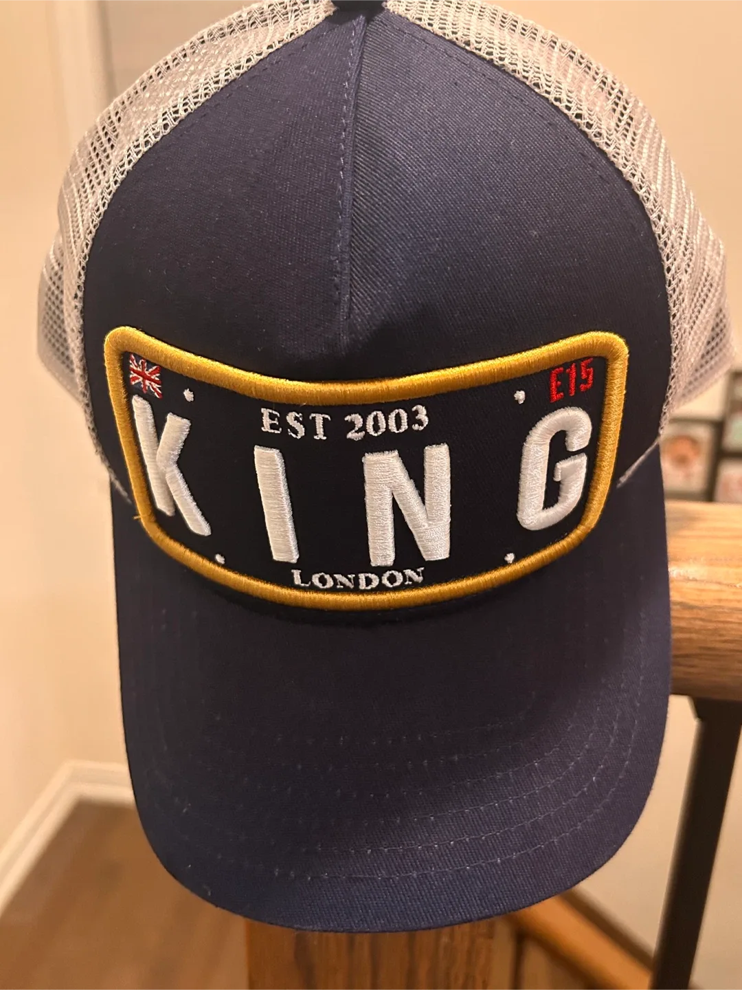 King Reign Supreme Navy Trucker Hat #Cleanout