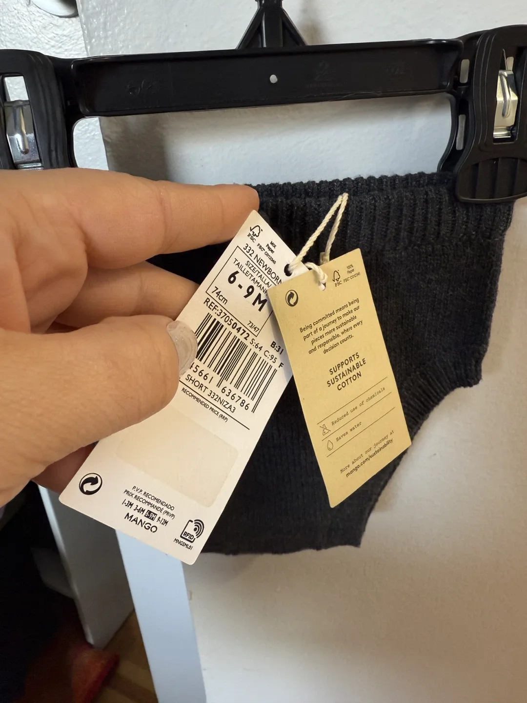 MNG New Born Knit Shorts, Size 6-9M image indicator(4)