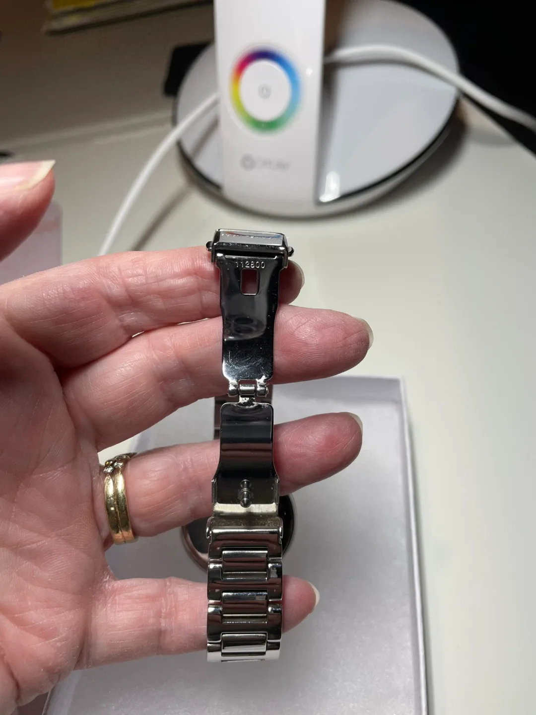 Ladies Michael Kors Silver tone watch image indicator(2)