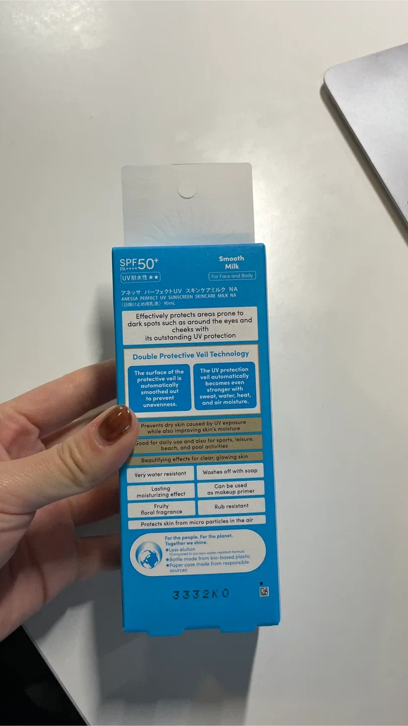 New Anessa Perfect UV Sunscreen Skincare Milk SPF50+ 90ml image indicator(2)