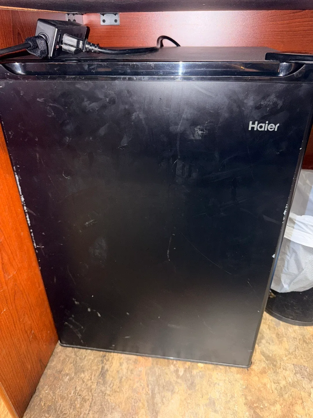 Haier Compact Mini Fridge - Black