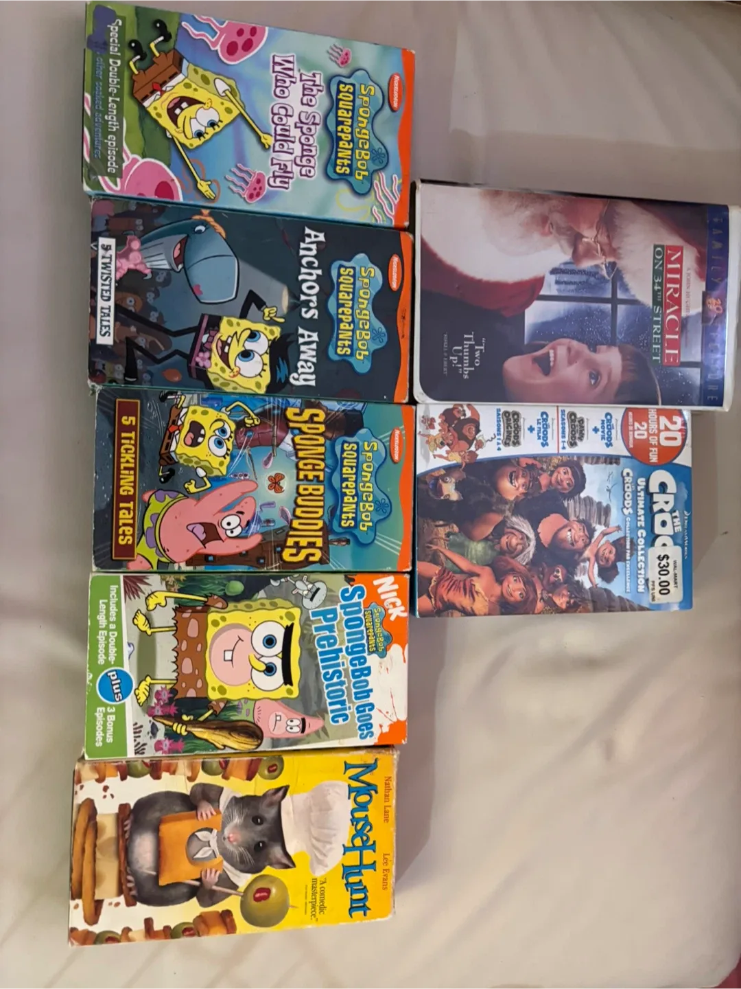 VHS Tapes: Spongebob, Miracle on 34th, & More