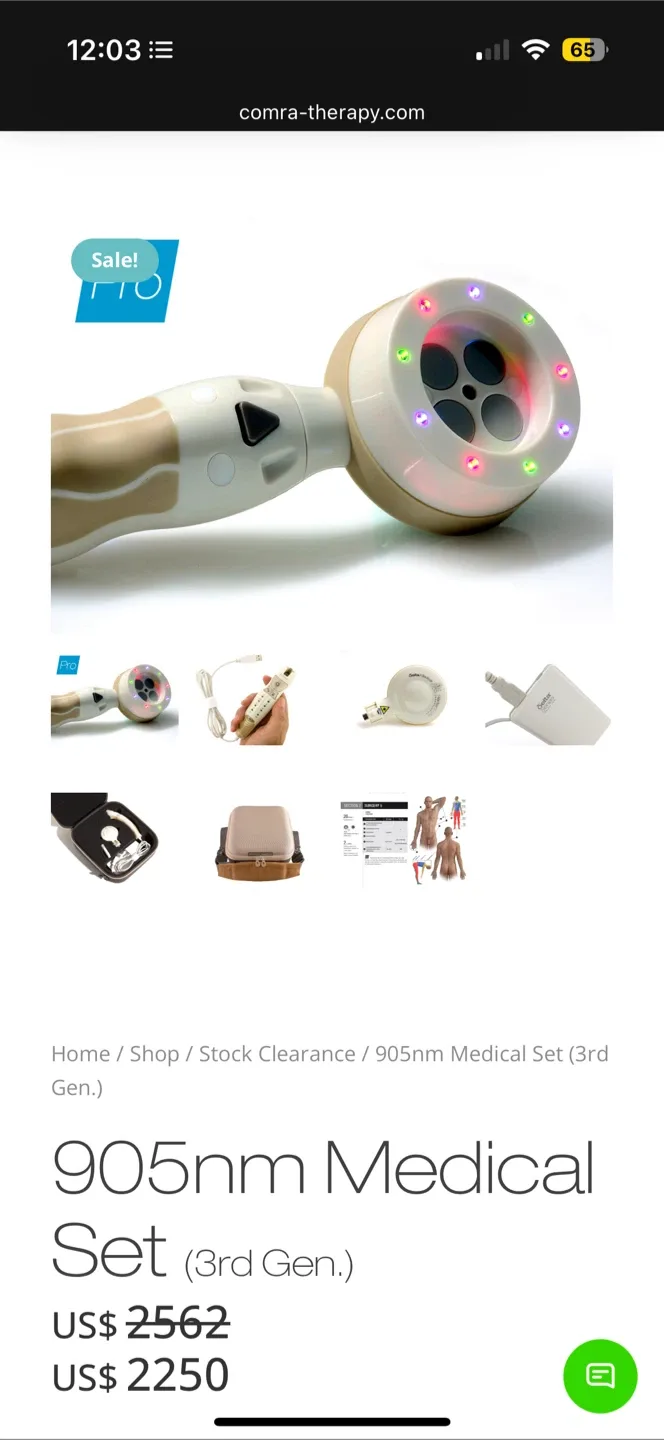 $4000 Laser Therapy - Comra Radiant Life Delta Series Pro image indicator(9)