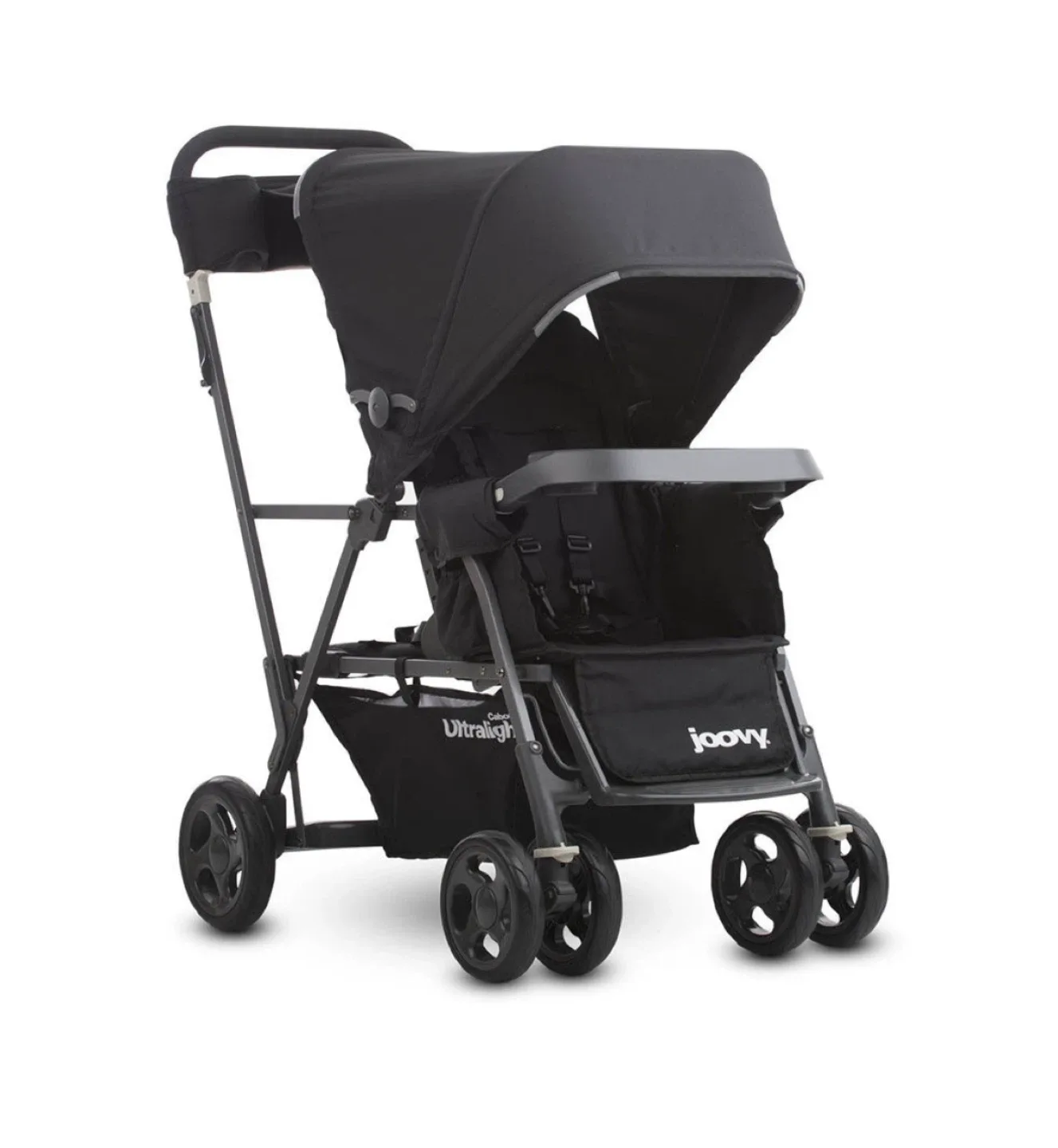 Joovy Caboose Ultralight Double (Sit & Stand) Stroller - Black