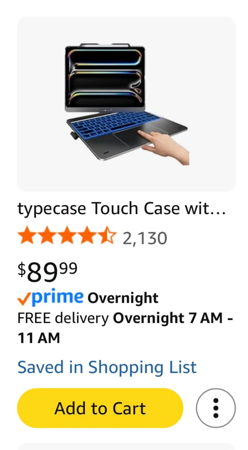 #cleanout typecase Flexbook Touch 7/1 Wireless Case w/Trackpad image indicator(2)