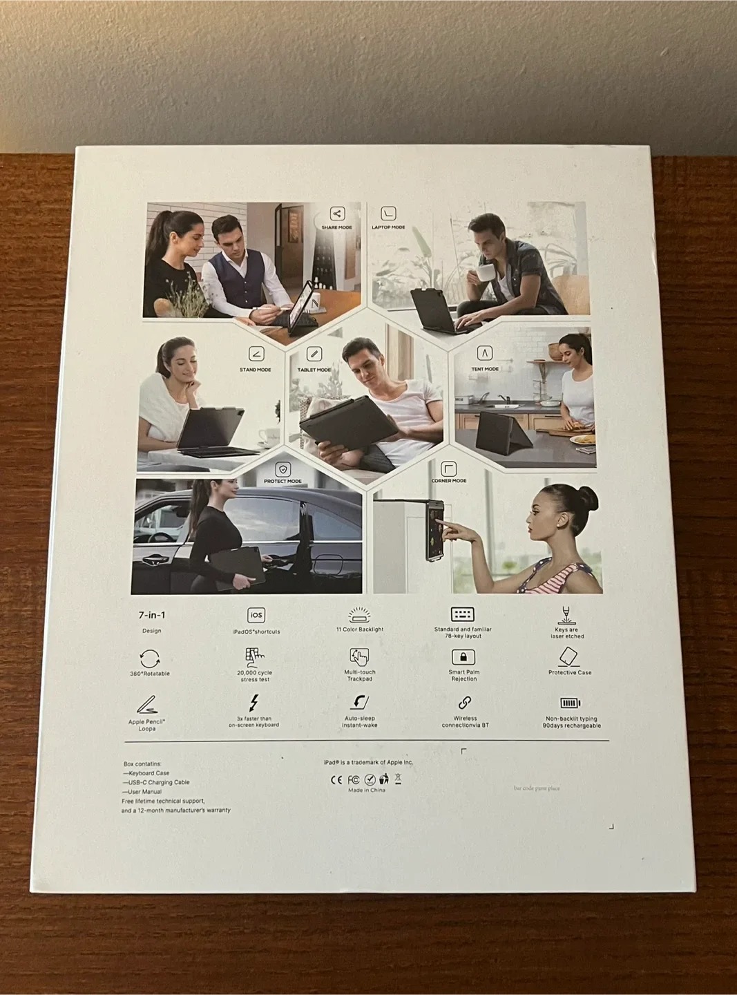 #cleanout typecase Flexbook Touch 7/1 Wireless Case w/Trackpad image indicator(3)