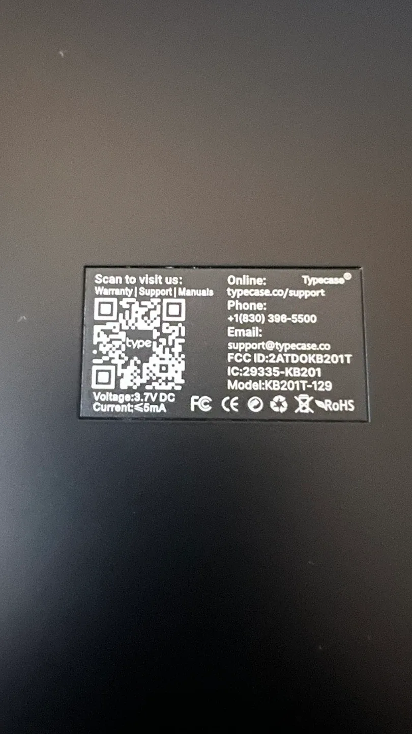 #cleanout typecase Flexbook Touch 7/1 Wireless Case w/Trackpad image indicator(8)