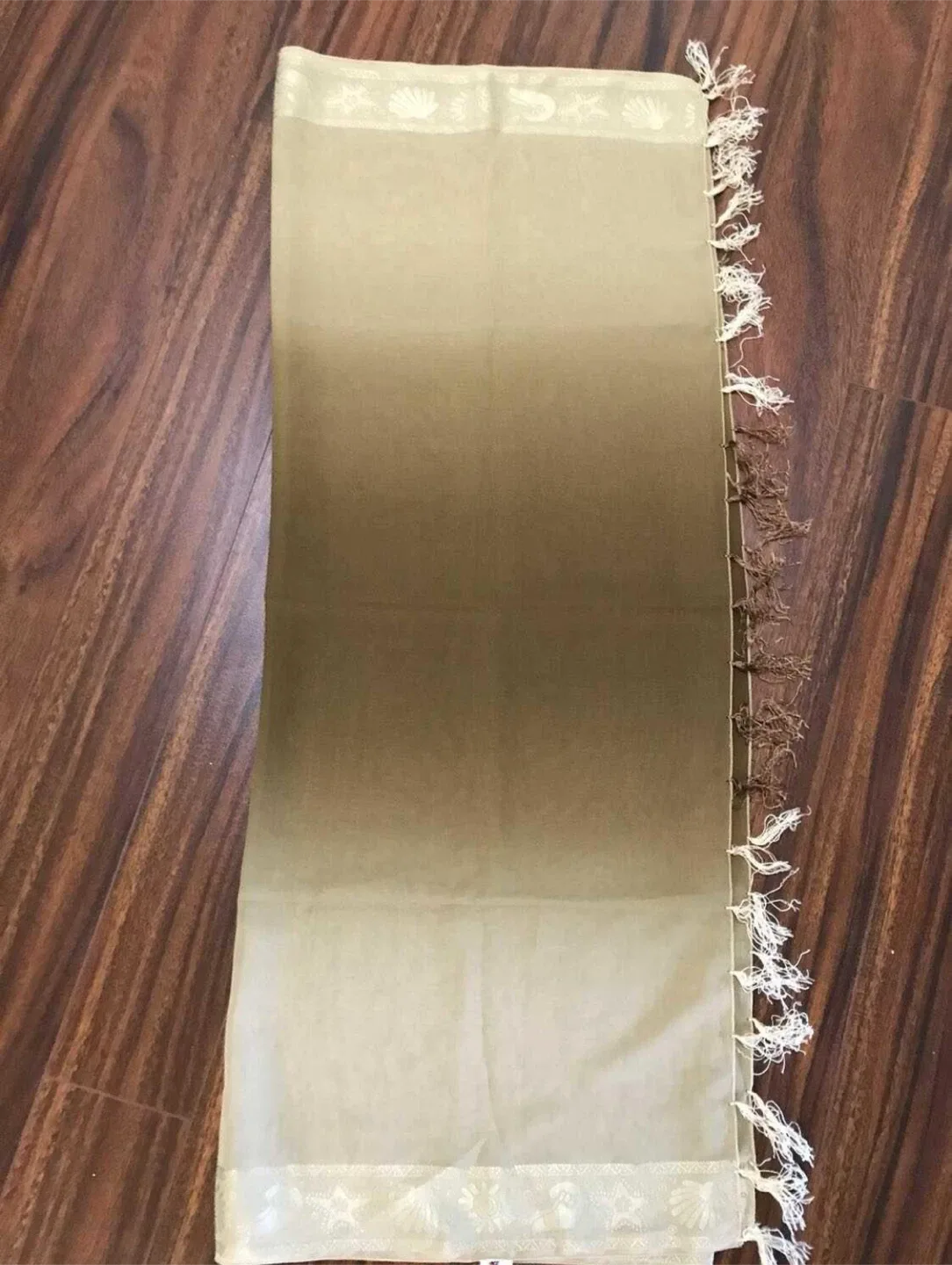 Rima women’s one size beach coverup ombré seashell beige brown