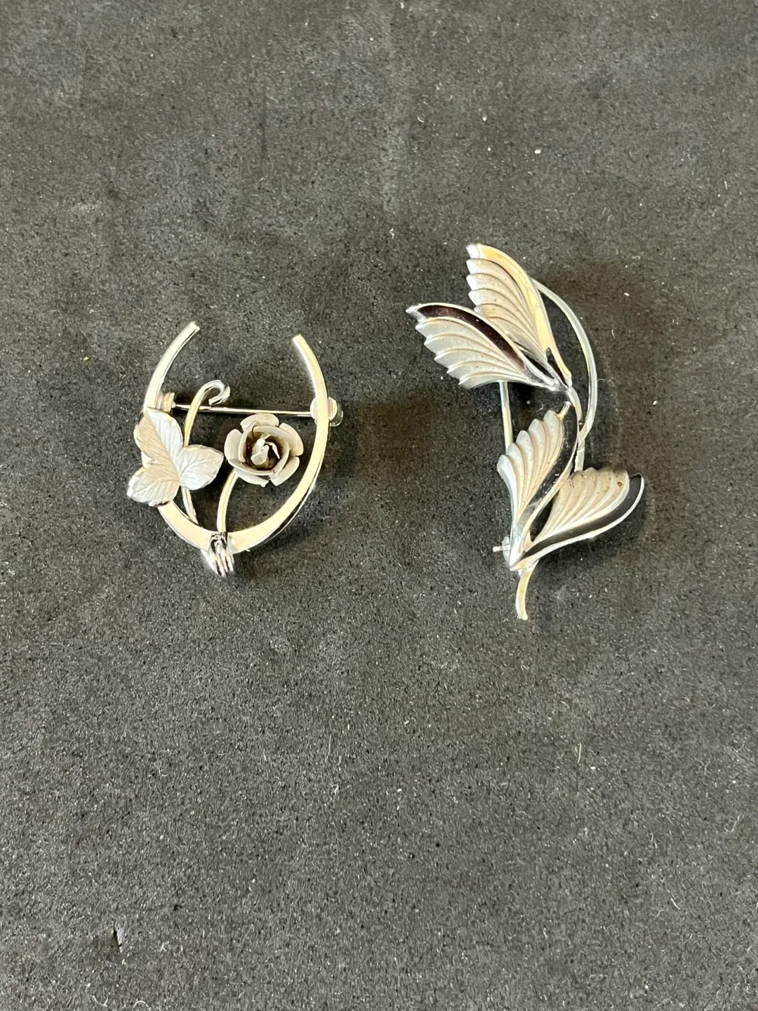 Vintage Bond Boyd & Dce Sterling Silver Brooch Set