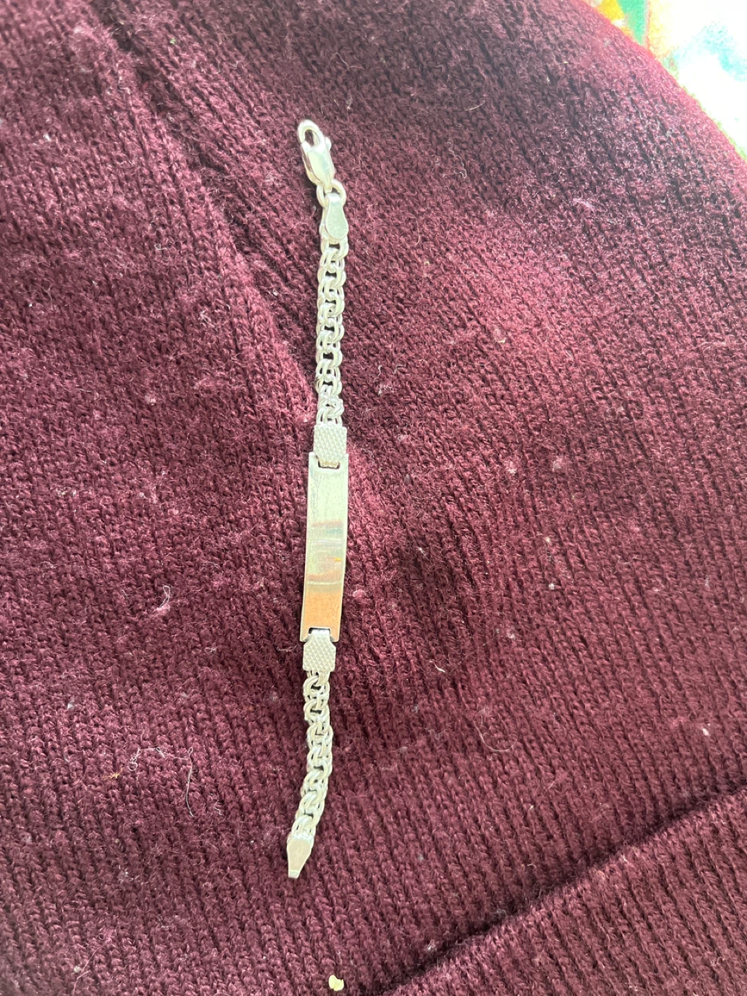 Silver ID Bracelet