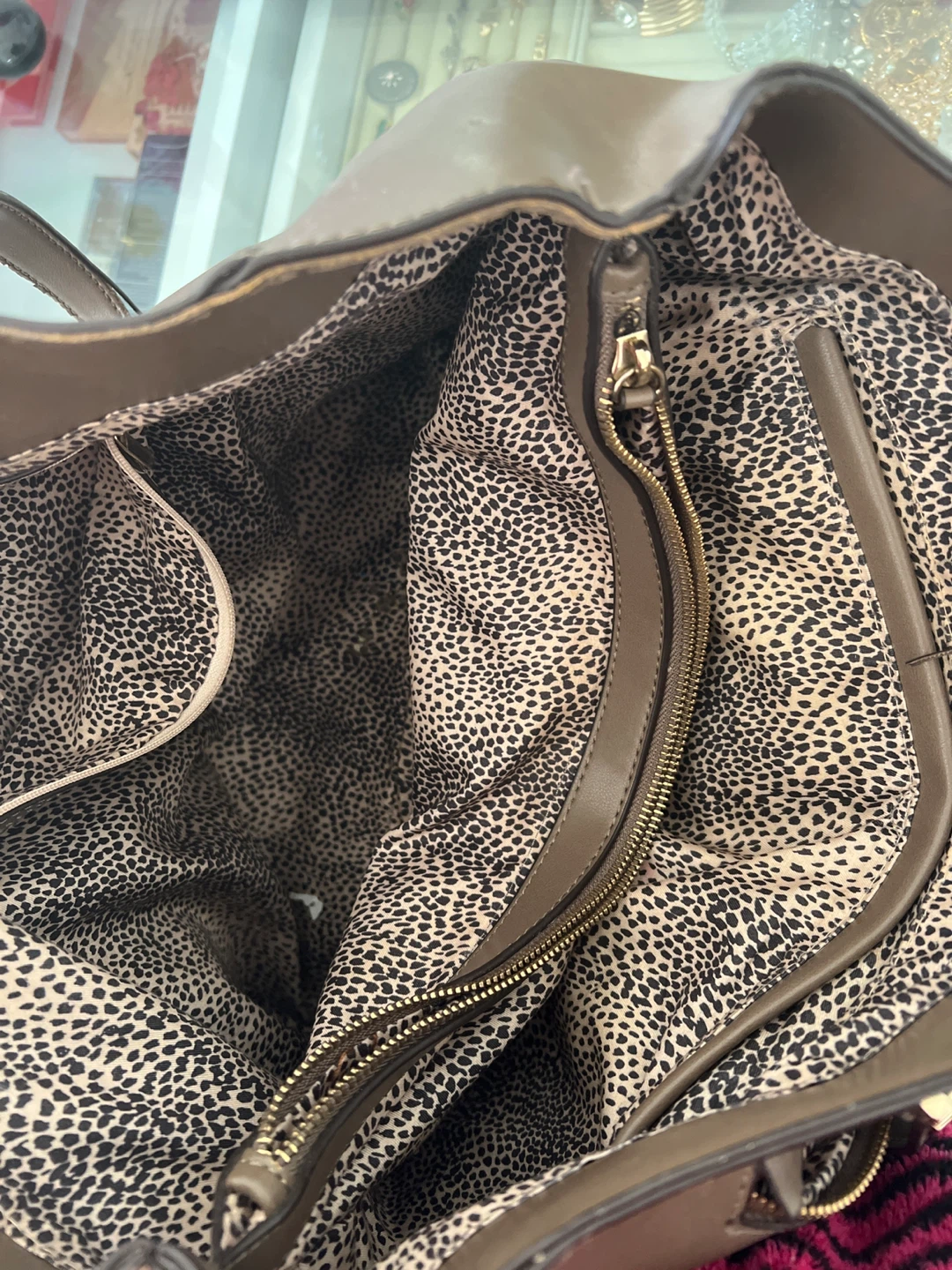 Sole Society Taupe Tote Bag #Cleanout - photo 4