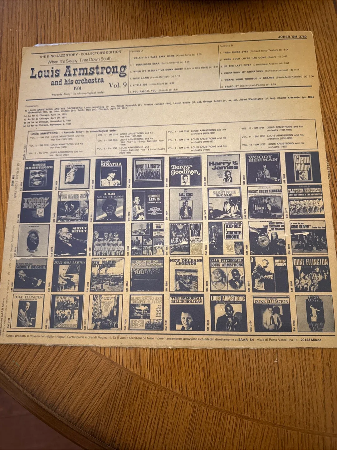 Louis Armstrong & Orchestra 1931 Vinyl Record image indicator(2)