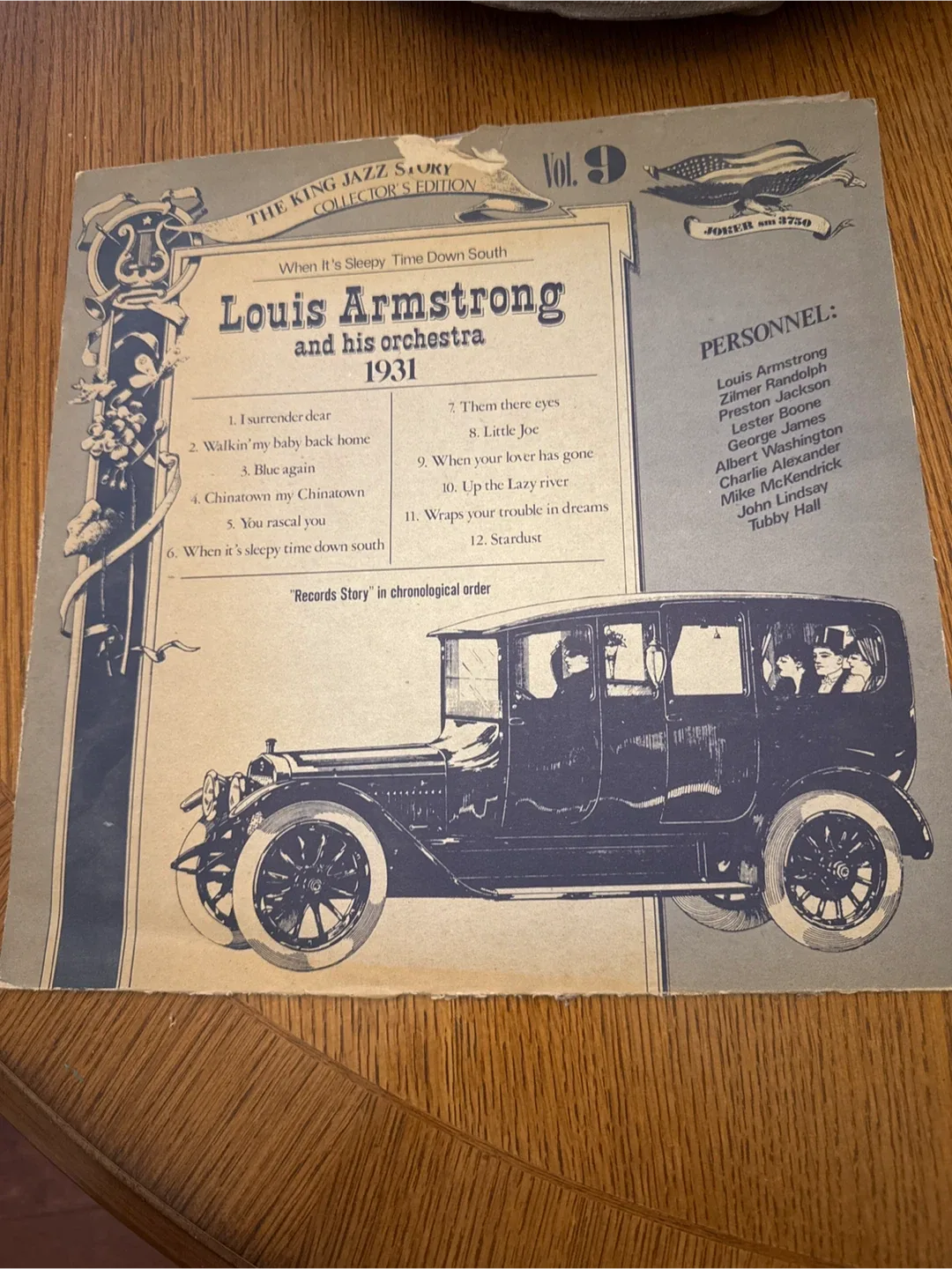 Louis Armstrong & Orchestra 1931 Vinyl Record