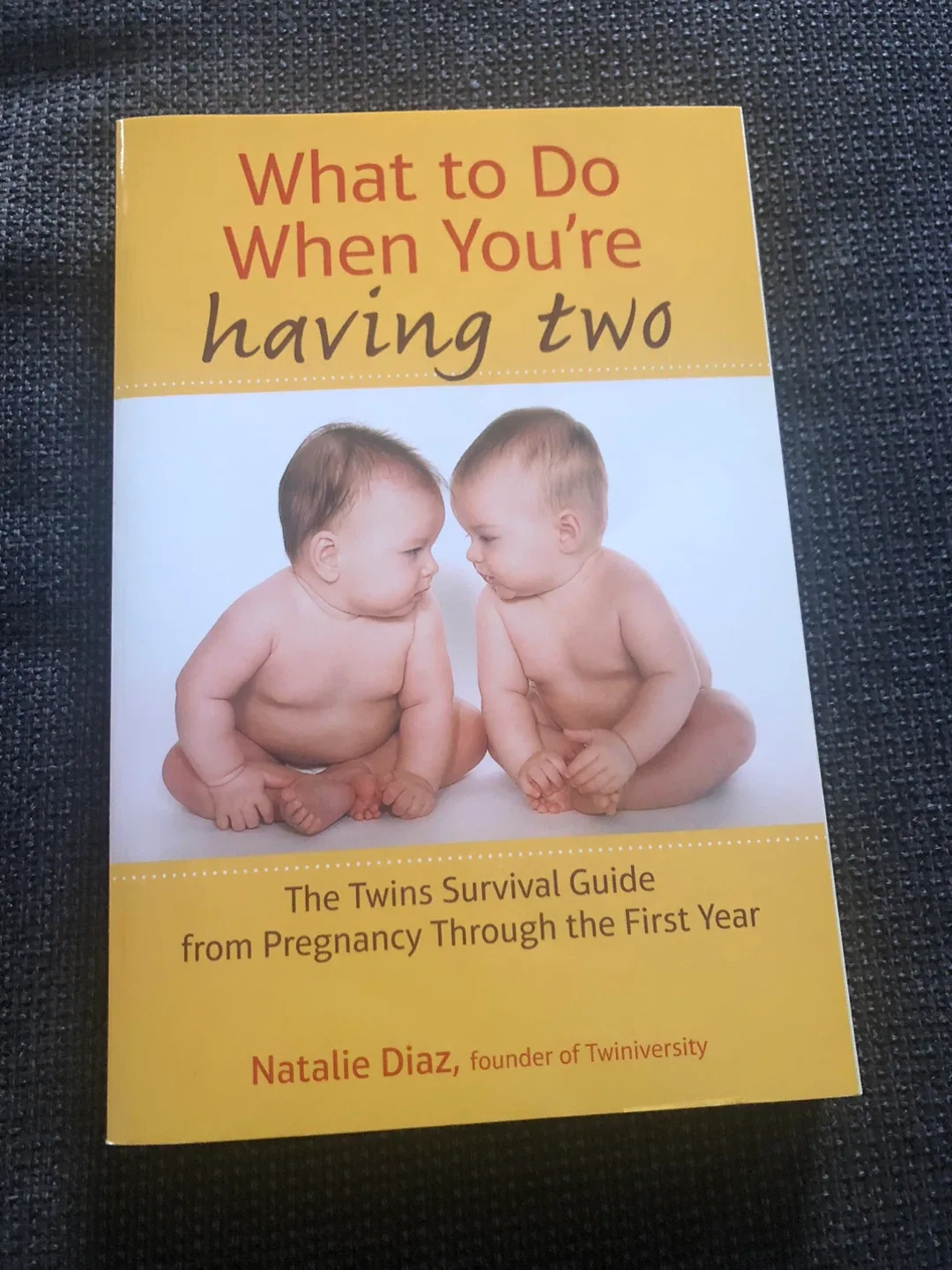 What to Do When You're Having Two Book