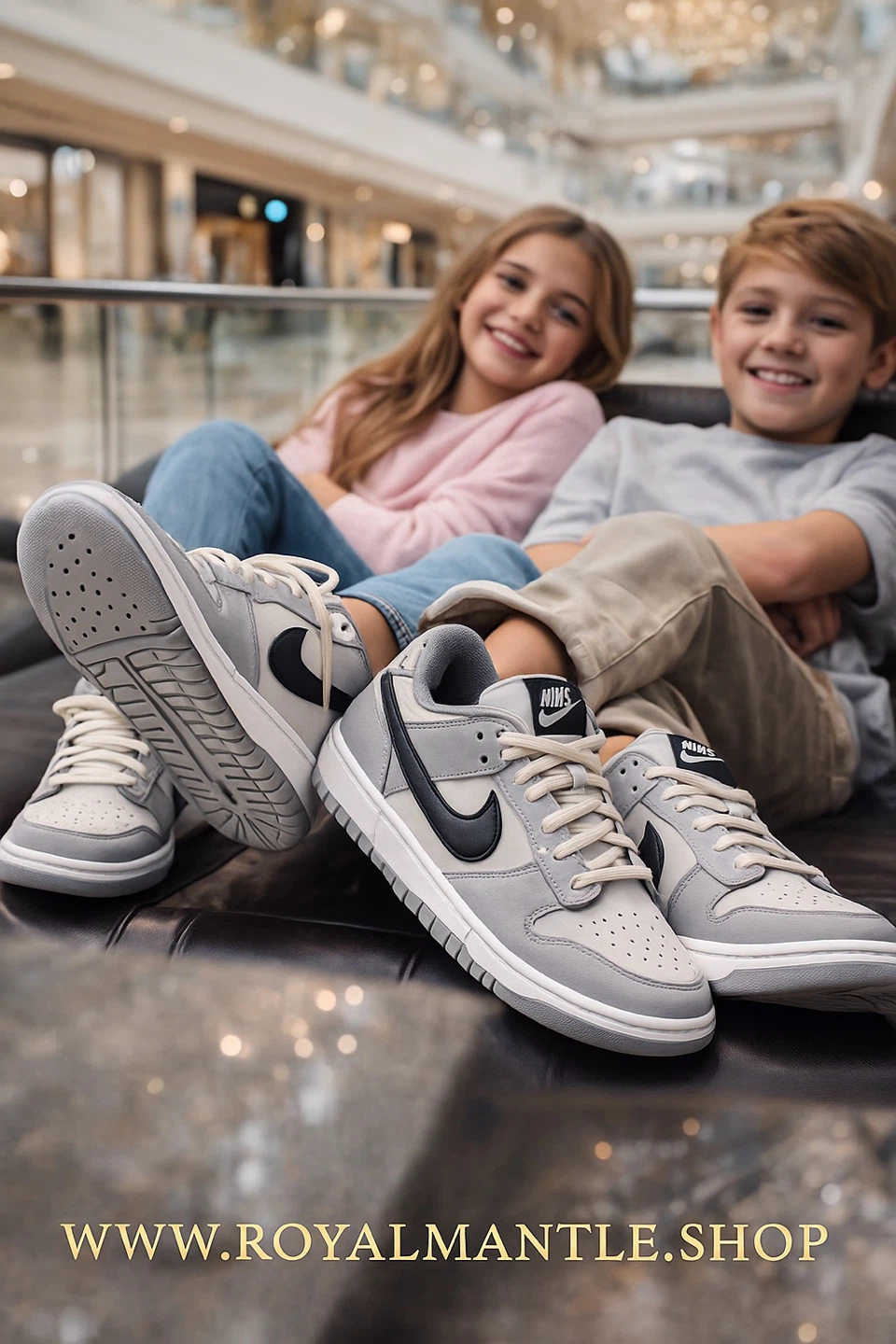 Nike Dunk Low Grey/White size 36 unisex - photo 3