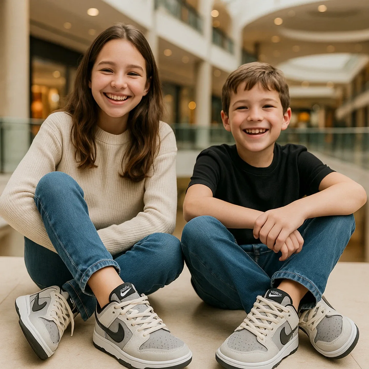 Nike Dunk Low Grey/White size 36 unisex image indicator(4)