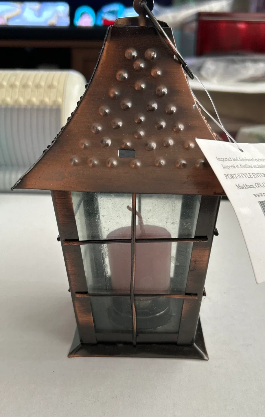 #Cleanout Port Style Enterprises Copper Lantern