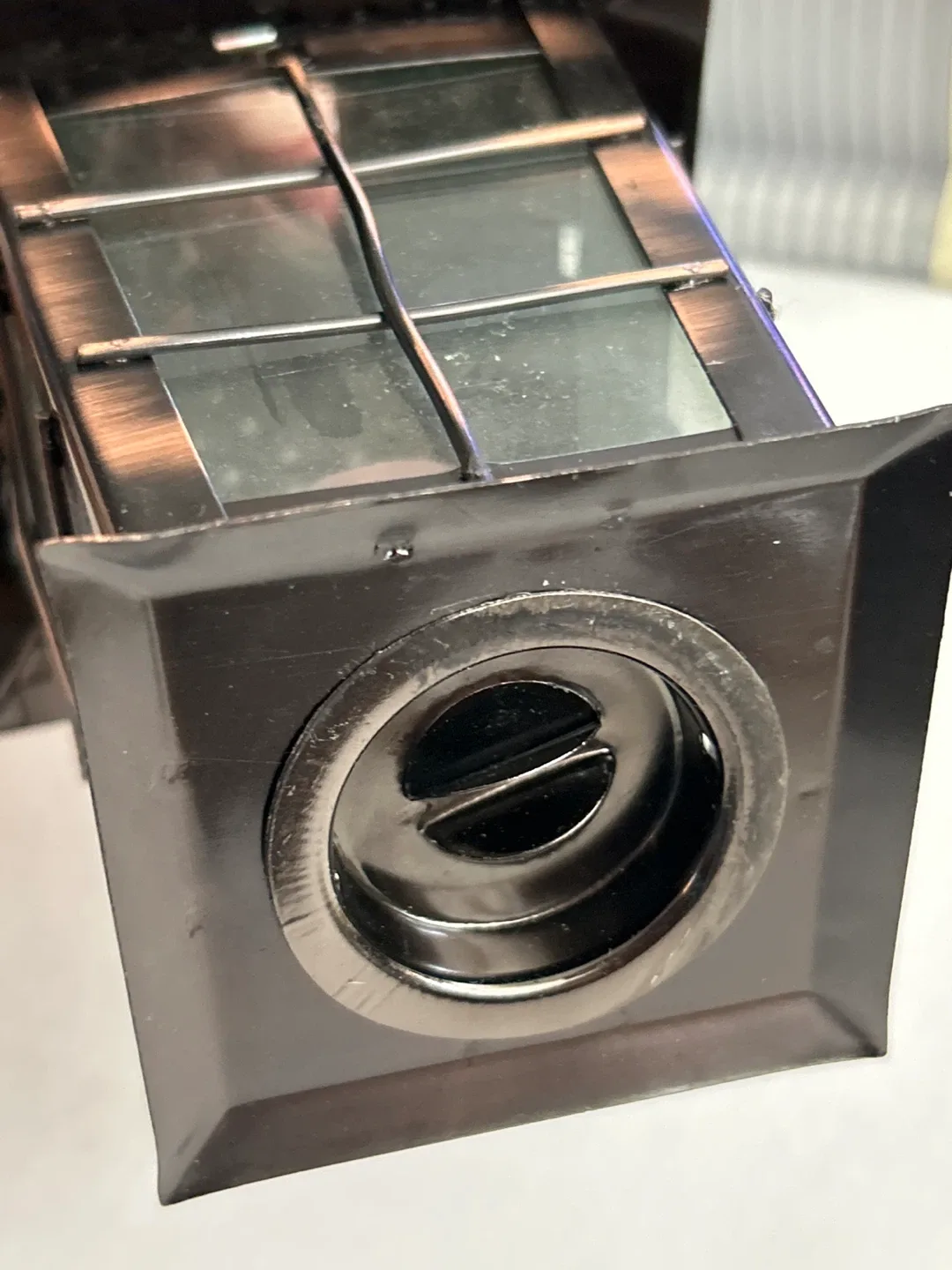 #Cleanout Port Style Enterprises Copper Lantern image indicator(4)