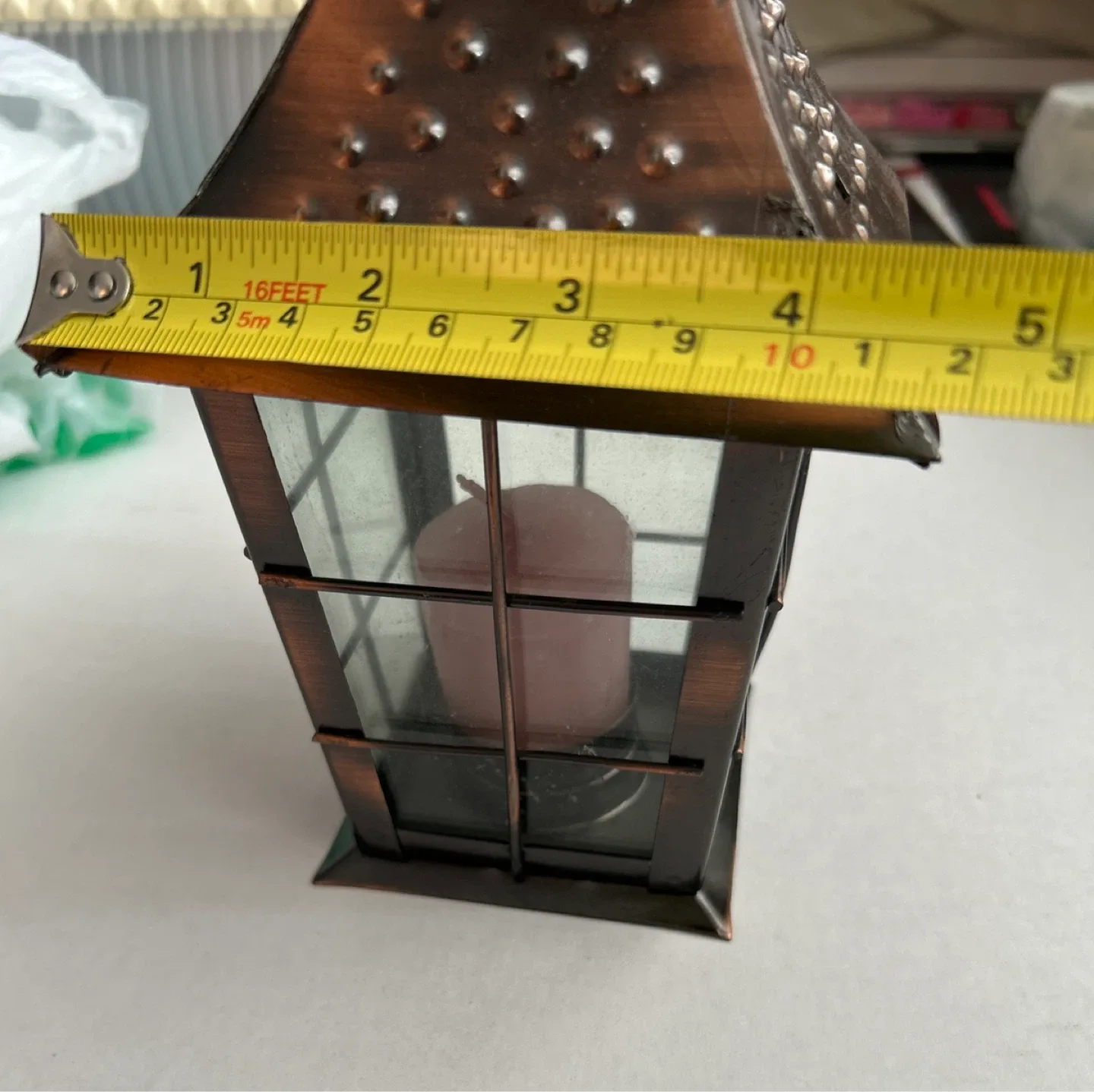 #Cleanout Port Style Enterprises Copper Lantern image indicator(6)