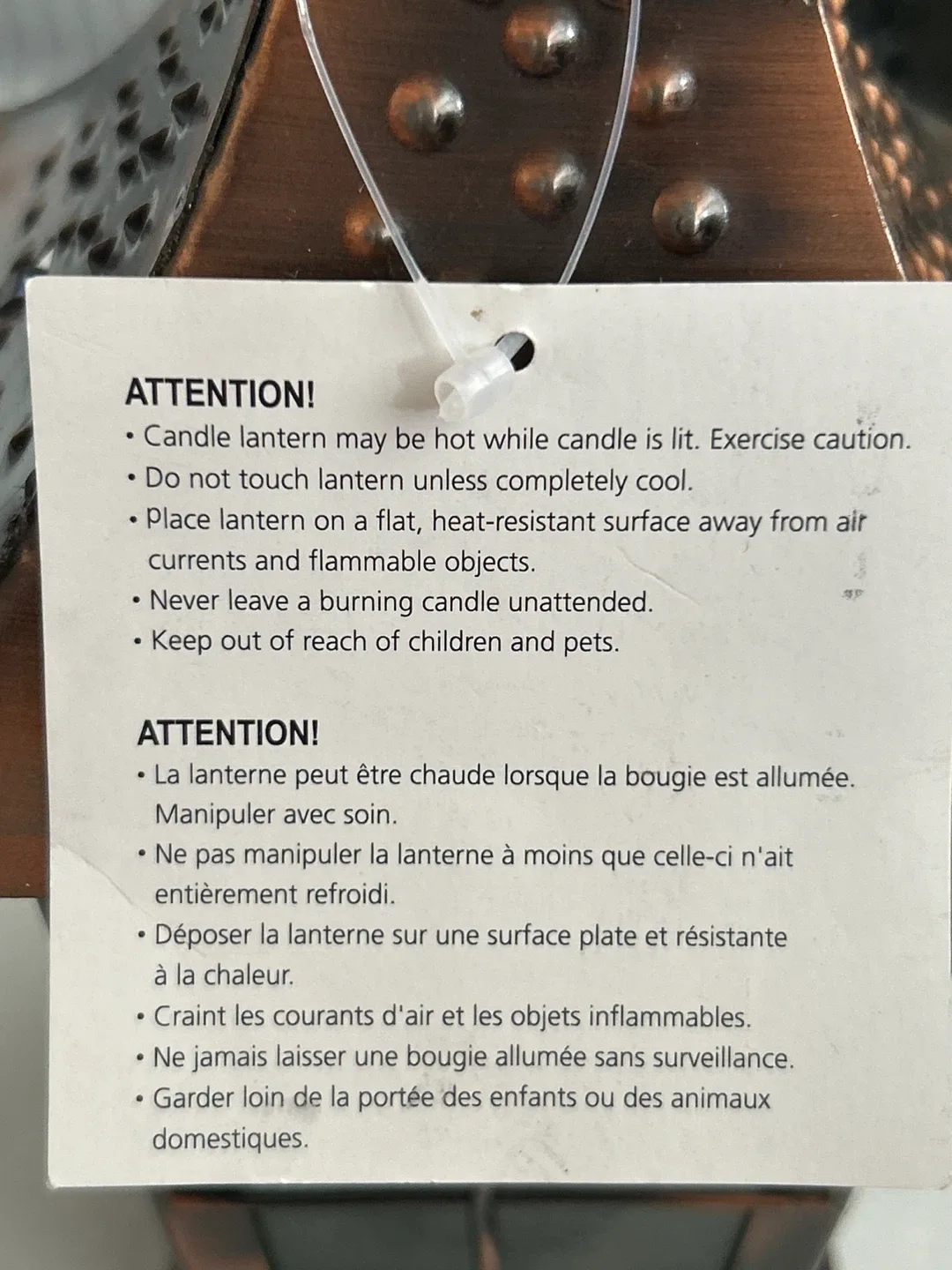 #Cleanout Port Style Enterprises Copper Lantern image indicator(9)