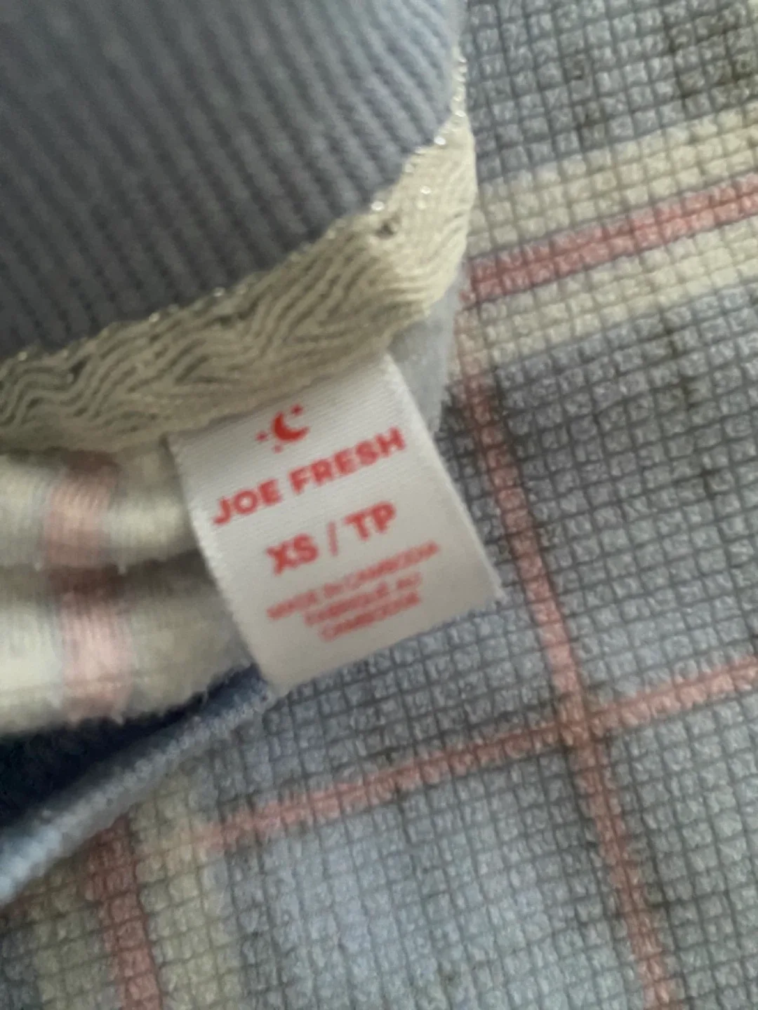 Joe Fresh XS Plaid Pajama Set image indicator(2)