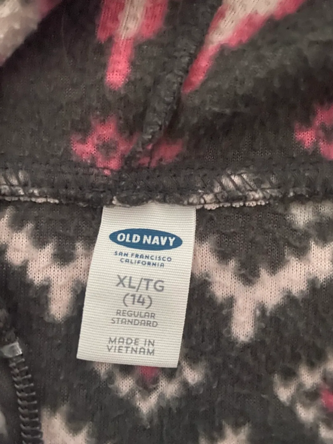Old Navy Fleece Hoodie - Kids Size XL (14) image indicator(2)