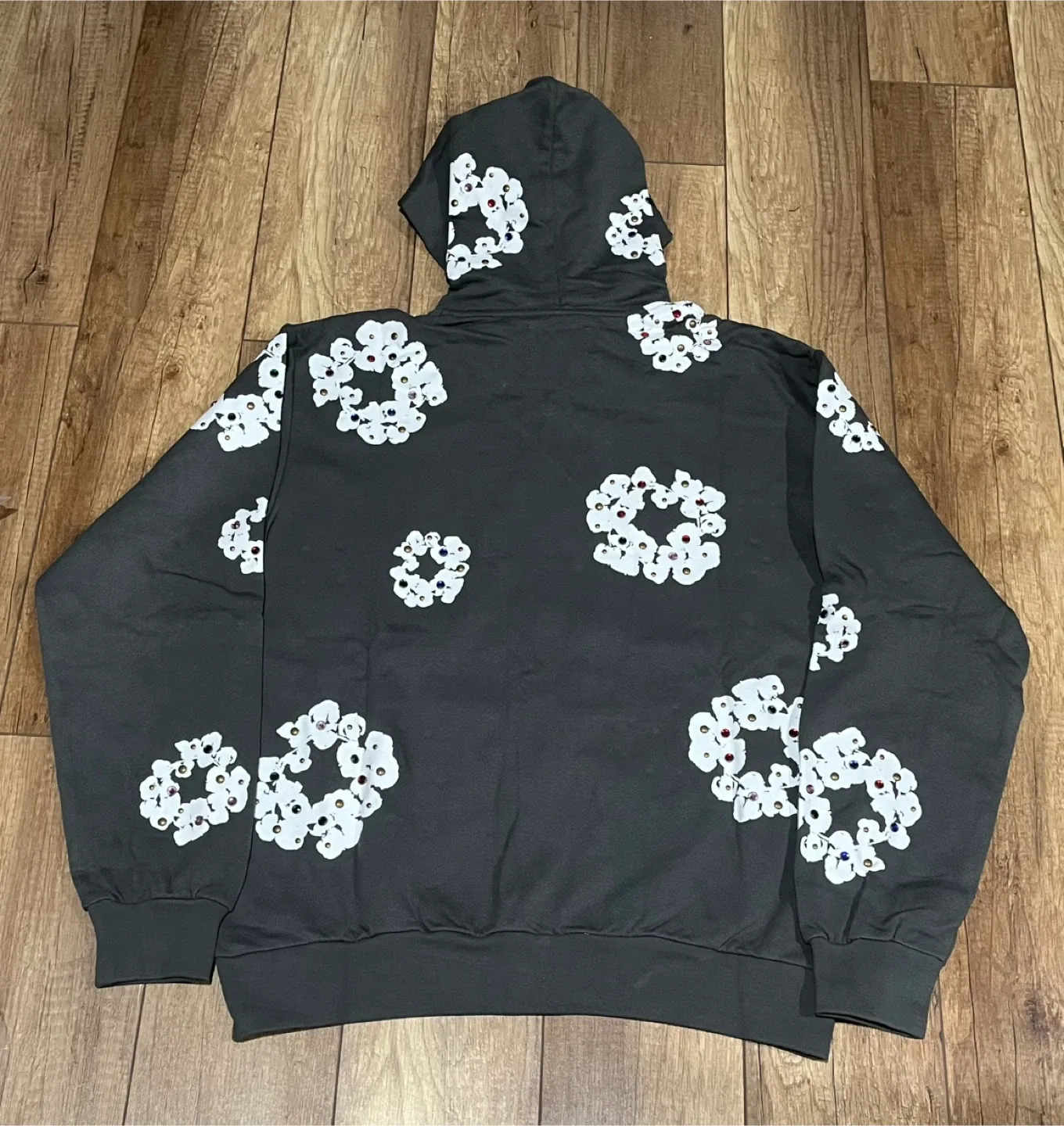 Denim Tears Gray Zipper Hoodie image indicator(2)