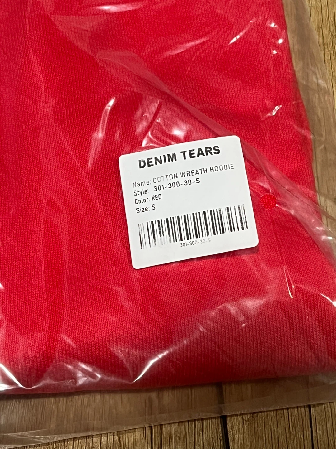Red Denim Tears Hoodie - photo 3