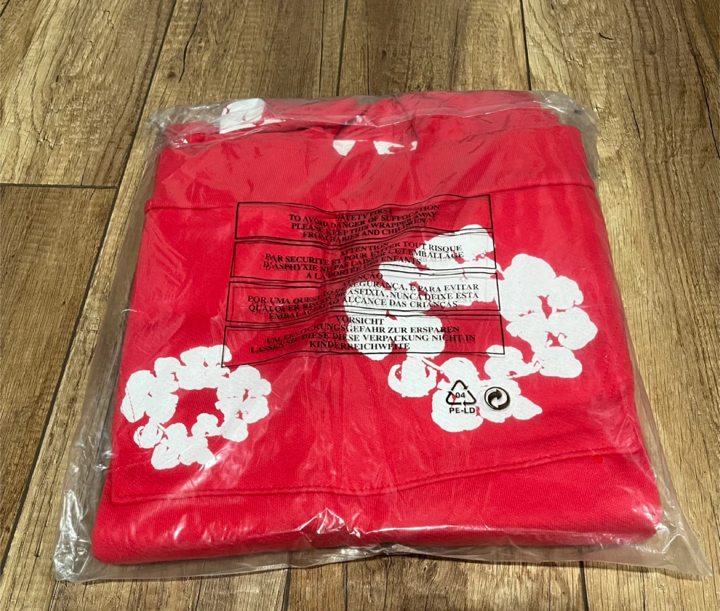 Red Denim Tears Hoodie - photo 2