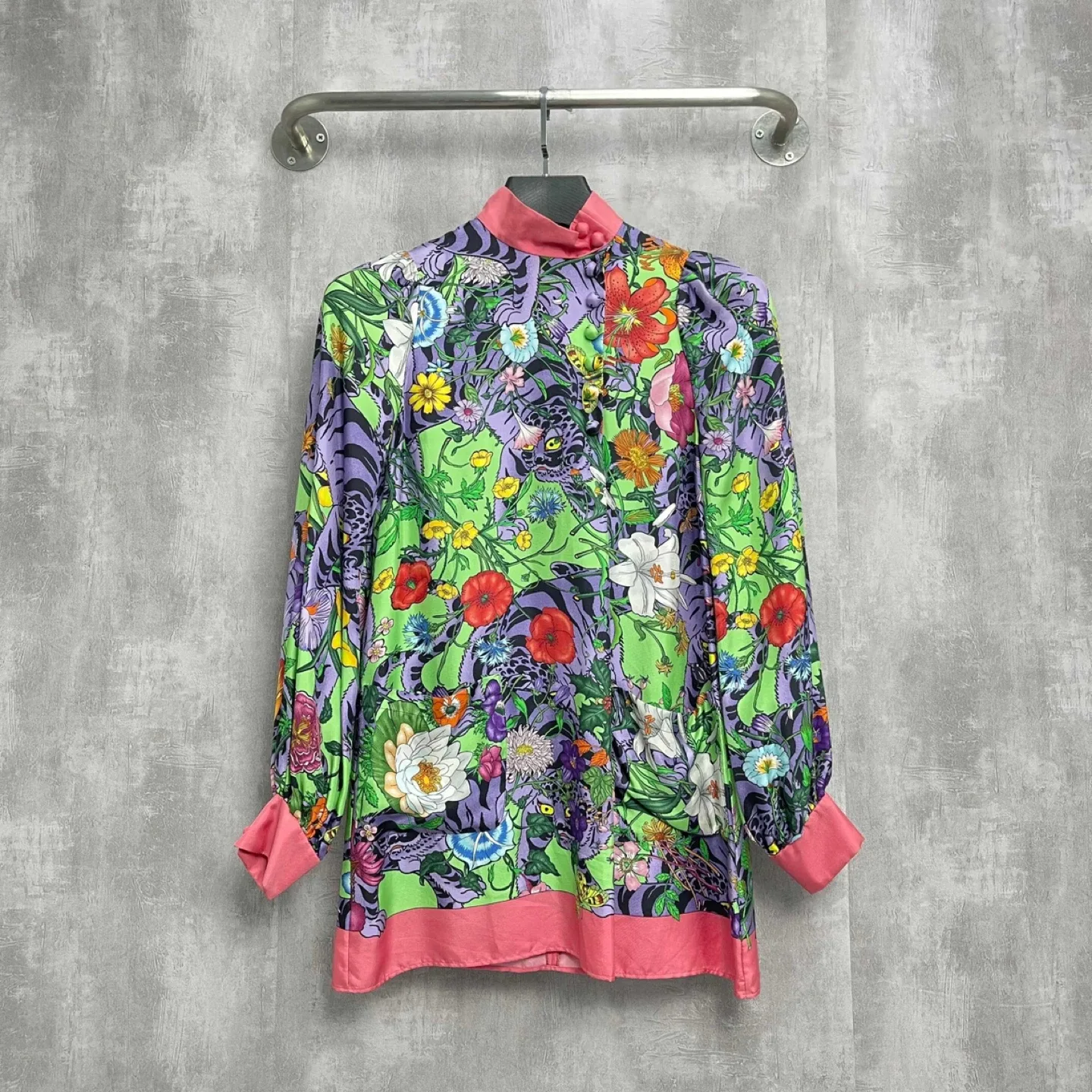 Gucci x Nini Floral Print Blouse