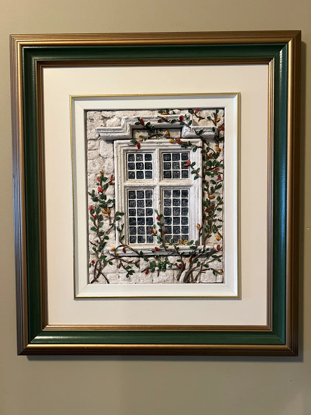 Vintage Framed Relief Artwork image indicator(2)