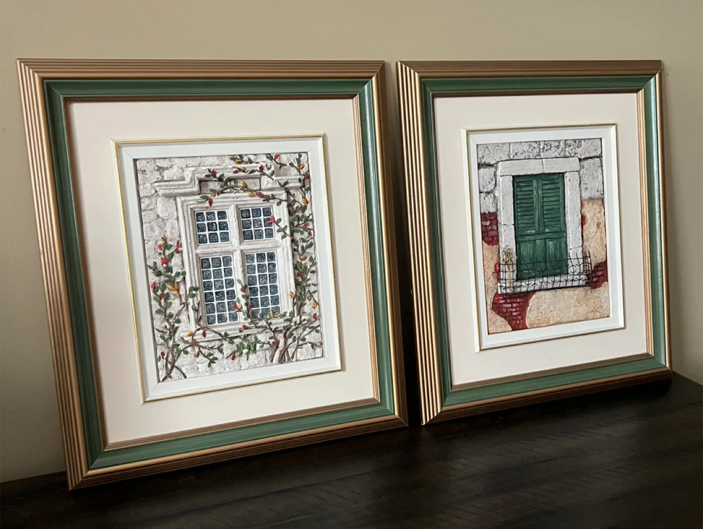 Vintage Framed Relief Artwork image indicator(10)