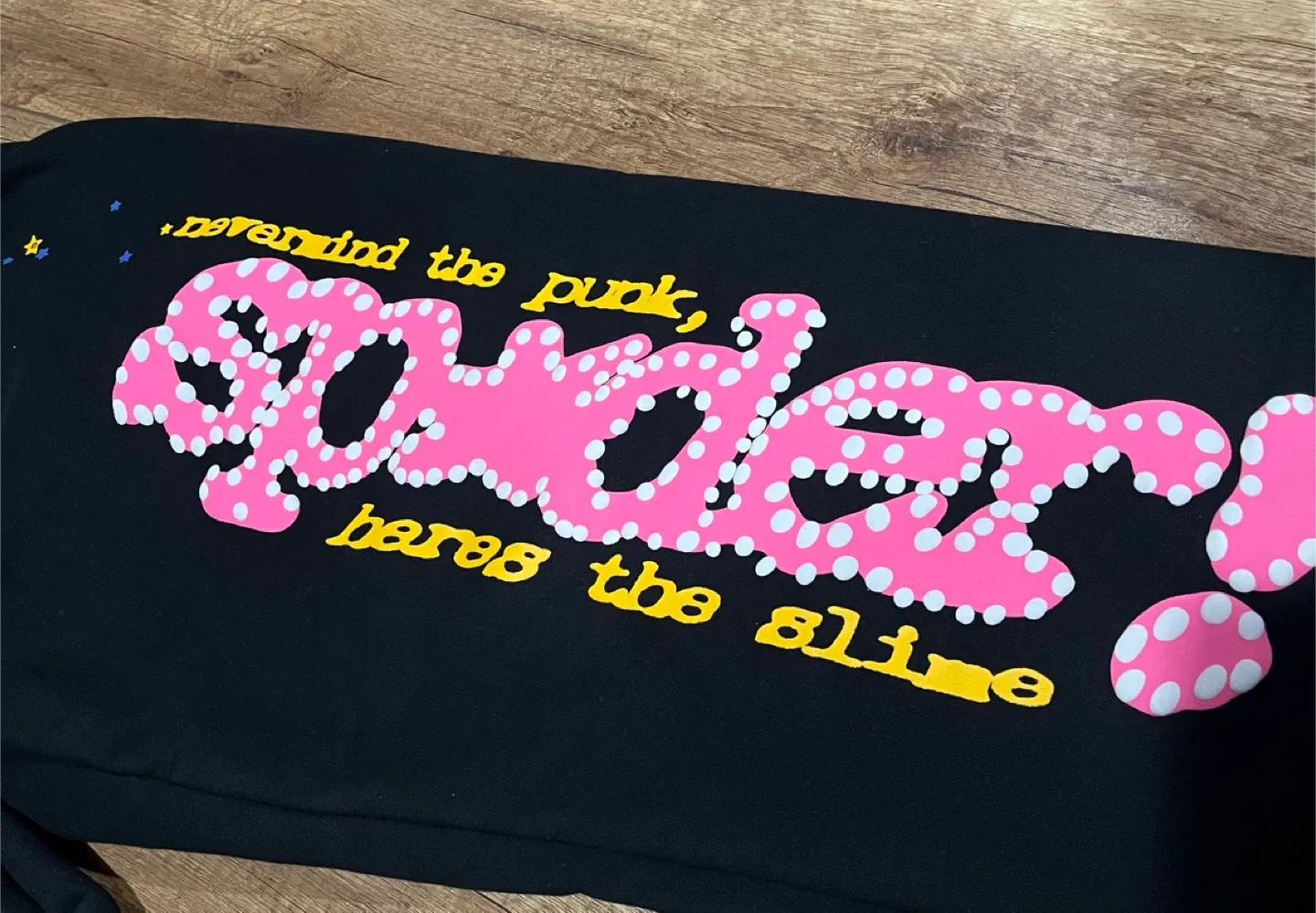 Sp5der Black Hoodie and Pants Sets (S-XL) image indicator(8)