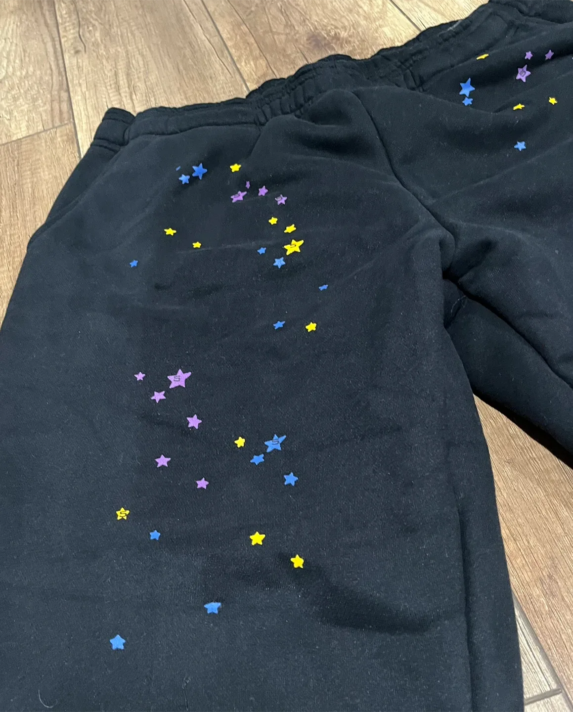 Sp5der Black Hoodie and Pants Sets (S-XL) image indicator(10)